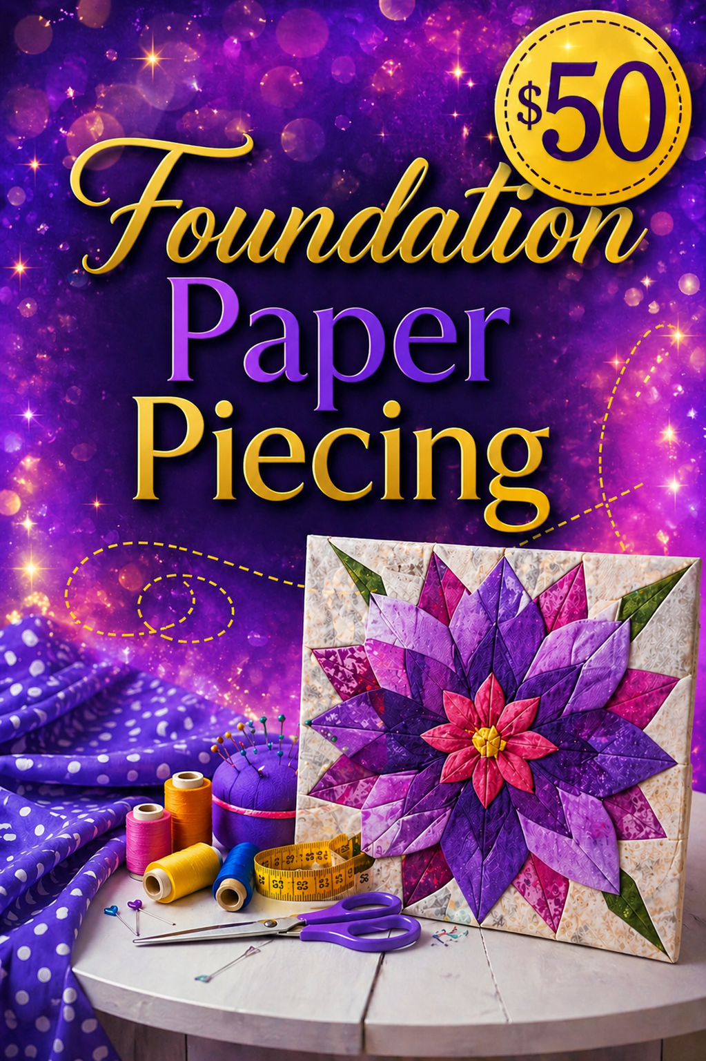 Foundation paper Piecing